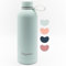 HappyMami, Termo Liquidos Bebe 500ml, Color Celeste Pastel, Botella Acero Inoxidable, Cierre Hermético con Rosca, Incluye Asa para Transporte, Doble Pared Interna para Mantener Temperatura