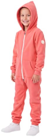 GRADNETZ Kinderjumpsuit aus Biobaumwolle für Jungen und Mädchen mit Kapuze Overall Anzug Onesie Kids Organic Cotton