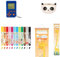 LEGAMI Bundles, Messlatte Giraffe, Tragbare Mini Konsole, Teddy Filzstifteset, Panda Bowl, Geschenkset (Zoo Bundle)