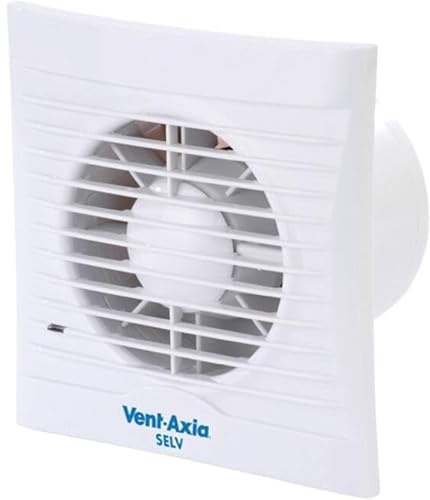 Vent-Axia Azur SELV Ventilateur de salle de bain et WC 12 V Ø 100 avec minuterie