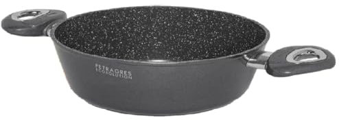 Aeternum, Petragres Ecosolution, Tegame Antiaderente, Diametro 24 cm, Full Induction, Adatto all'Induzione, Rivestimento PFAS FREE, Grigio scuro