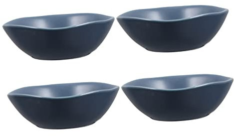 Alipis 4 Stück Untertasse Aus Keramik Produkt Behälter Mit Deckel Goldene Haken Trendy Ratsche Mehrzweckhaken Tabletts Multifunktionales Telefon Futterspender Platte Blue Wiederverwendbar