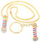 SOPOTUTU 1Ensemble Porte Clés Décoratif Alliage Pendentif Lumineux Pour Sacs Et Clés Original Pour Coiffeurs Et Amis