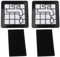 LVUPRTVH Set di Filtri dell'Aria Lavabili, Filtro di Ingresso del Motore Lavabile, Schiuma Lavabile, Compatibile con Philips, XV1220, Serie 2000, XB2022, XB2023, Parti for Aspirapolvere.