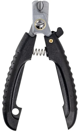 SOTNOS Small Dog Nail Clippers Black - Sharp Blades Safe Comfort Grip Ergonomic Design Easy to Use Professional Pet Grooming Tool for Small Dogs Cats Puppies with Nail File for Precise Trimming