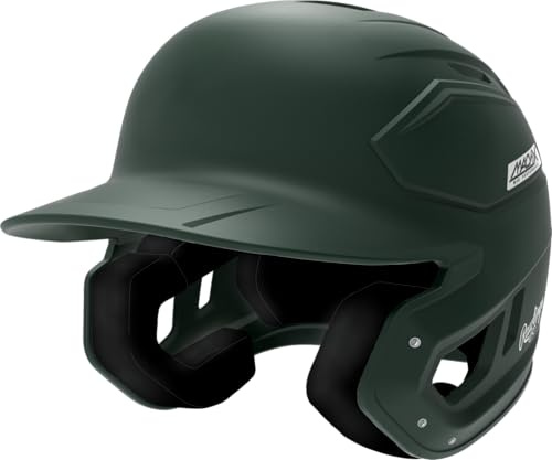 Rawlings | MACH-X Max Performance Baseball Batting Helmet | Large/X-Large | Dark Green