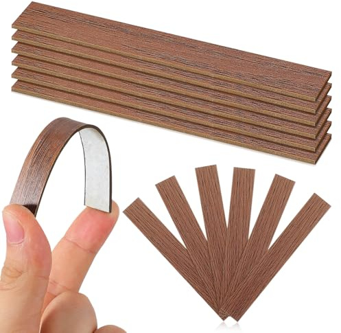 Abaodam 40 Stück Puppenhaus Kleiner Bodenbelag Selbstklebend PVC Dielenboden Fliesen Zubehör für Puppenhaus Dekoration