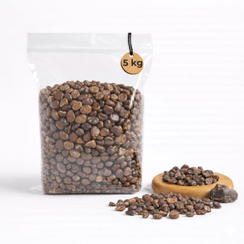 Deko-Granulat kaffee-braun Ø 5-8 mm staubfrei - 5 kg kleine Deko-Steine als farbige Streudeko