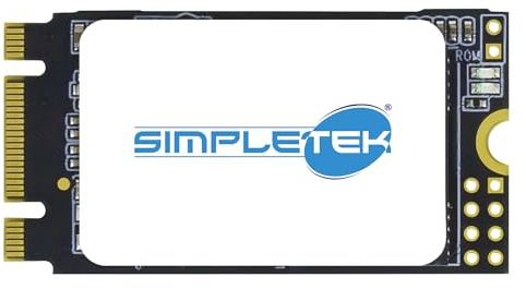 SIMPLETEK - SSD interne M.2 SATA NGFF 2242 512 Go 3D NAND | Idéal pour ordinateur portable Memory Vault et compatible avec Mac