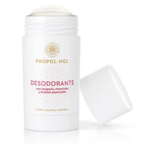Propol-mel Bio-Deodorant, langanhaltend, neutralisiert intensiven Körpergeruch bei Männern, Frauen und Jugendlichen, Propolis, Silber, ätherische Öle und aktive Mineralien, 30 g