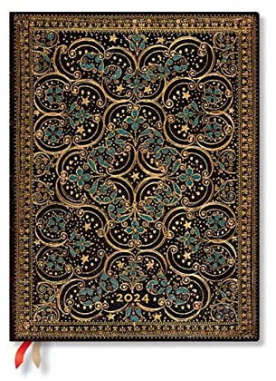 Paperblanks 12-Monatskalender 2024 Restauration | Vertikal | Ultra (180 × 230 mm)