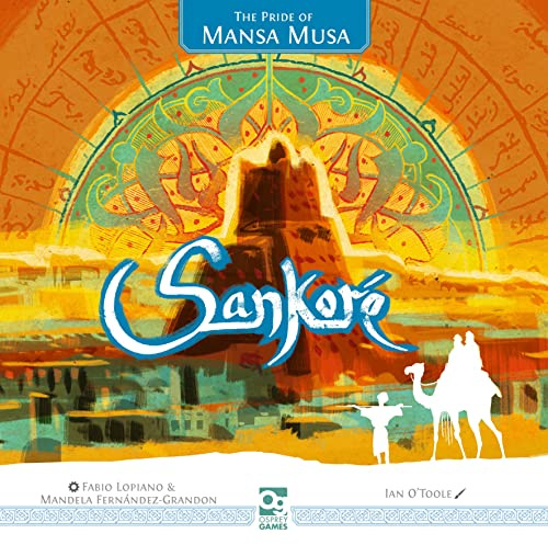 Osprey Games Sankoré: The Pride of Mansa Musa | Mid-Weight Euro Strategy Board Game for 1-4 Players, Ages 14+, 14th-Century Timbuktu