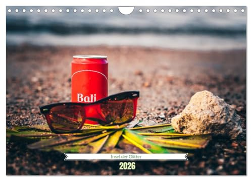 Bali Insel der Götter (Wandkalender 2026 DIN A4 quer), CALVENDO Monatskalender: Landschaften, Tempel und mystisches Wesen von Bali (CALVENDO Orte)