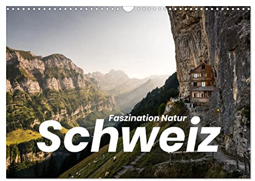Schweiz - Faszination Natur (Wandkalender 2026 DIN A3 quer), CALVENDO Monatskalender: Einzigartige Aufnahmen der Schweiz. (CALVENDO Orte)