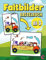 Faltbilder Bastelbuch ab 3: Basteln ab 3 Jahren mit Klappbildern für Kinder zum Ausmalen, Ausschneiden und Falten als Malbuch und erstes Papier Faltbuch Geschenk für Mädchen und Jungen