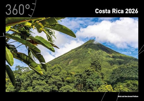 Costa Rica Premiumkalender 2026 (360° Premiumkalender 2026: Format 50 x 35 cm)