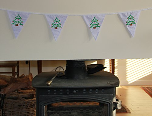 Weihnachtsbaum bestickt Wimpelkette Banner Girlande