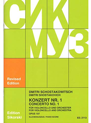 SHOSTAKOVICH Konzert Nr. 1 in Mib Mayor Op.107 für Violoncello und Klavier (Rostropovich)