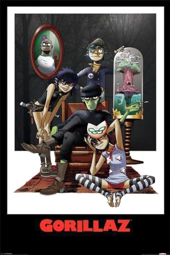 Close Up Gorillaz Poster (61cm x 91,5cm)
