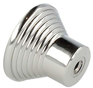 Möbelknopf Möbelgriff Schubladenknopf Knopf Edelstahl Optik ø 30mm Gesamthöhe 24mm