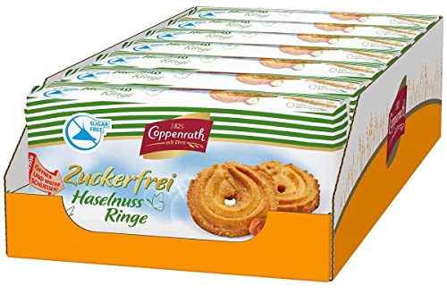 Coppenrath zuckerfrei Haselnuss Ringe (7 x 200 g)