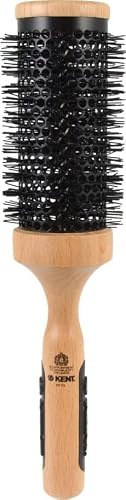 Kent Brushes Perfect for Curling, 56mm Ceramic Radial PF13 Brush, Ideal for Straightening or Creating Curls for Long Hair, Ceramic Round Brush