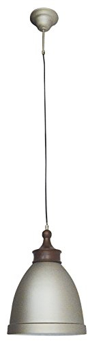 Naeve Leuchten Pendelleuchte Metall 60 W E27 silber 6076159