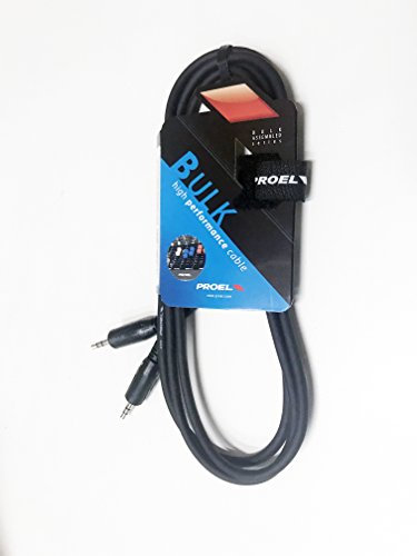 Proel BULK510LU18 - Cavo audio professionale con connessioni Jack Stereo 3.5mm a Jack Stereo 3.5mm, 1.8 metri