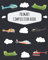Helicopter Primary Composition Book: Draw Top Lines Bottom: With Picture Space | Cute Chopper Primary Composition Notebook K-2 & K-3 | Kindergarten ... Journal with Drawing Space for Grades K-2