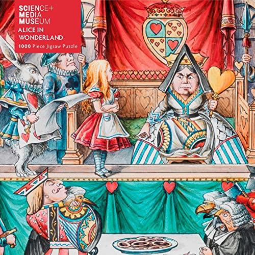 Puzzle - Science & Media-Museum, Alice im Wunderland: Unser faszinierendes, hochwertiges 1.000-teiliges Puzzle (73,5 cm x 51,0 cm) in Stabiler Kartonverpackung