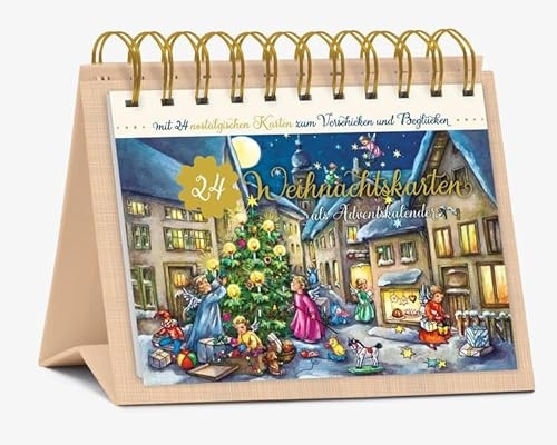 Postkarten-Adventskalender 24 Nostalgische Weihnachtskarten