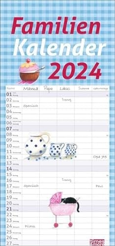 Maren Schaffner Familienplaner 2024. Schöner Familien-Kalender, liebevoll gestaltet von der bekannten Grafikerin. Wandkalender für Familien, dekorativ und praktisch!