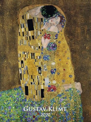 Gustav Klimt 2020 - Bildkalender (42 x 56) - Kunstkalender - Metallicfolienveredelung - Wandkalender - Malerei