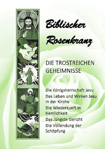Biblischer Rosenkranz - die trostreichen Geheimnisse - im 5er Pack