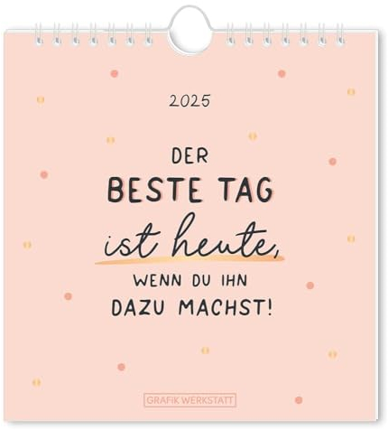 Postkartenkalender 2025 Der beste Tag: Postkartenkalender
