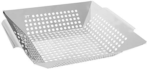 OUTSET QS70 Grill-Wok, quadratisch, 30,5 cm, 31,5 x 34,8 x 7,6 cm