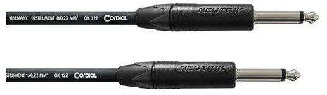 CORDIAL Cable Guitarra jack 3 m Cable INSTRUMENT Select Jacks recto