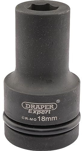 Draper Expert 5133 18mm 1-inch Square Drive Hi-Torq 6-Point Deep Impact Socket