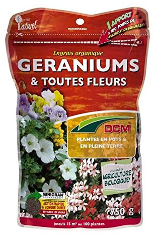 DCM Engrais géranium - 0,750 kg