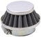 GOOFIT Filtro Arie 44 Minimoto Universal reemplazo para 2 Tiempos 47cc 49cc GSR46R GSR40 GSR40TS Scooter Pocket Bike ATV Quad Go Kart Plata