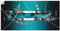 ARTland Wanddeko Wandtattoo selbstklebende Vinylfolie 40x20 cm Moderne Kunst Abstrakt Muster Grafik Modern Petrol S7LW