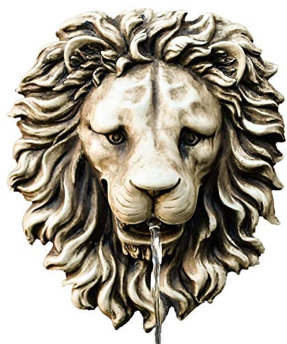 Köhko Gargouille tête de lion hauteur env. 37 cm 15001 décoration murale