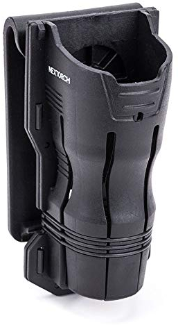 Nextorch Tactical Torch Holder Flashlight Holster 360 Rotation Pouch Compatible for 26mm-29mm Diameter Small Size Light V6