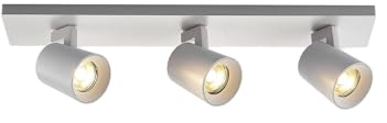 Arcchio Strahler Iavo (Modern) in Weiß aus Metall (3 flammig, GU10) - Deckenlampe Deckenleuchte Lampe Spot Küchenleuchte