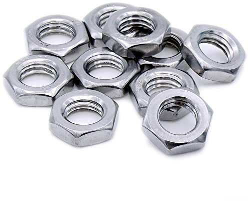 M6 (6mm) Half Lock Hex Nut - Stainless Steel (A2) (Pack of 20)