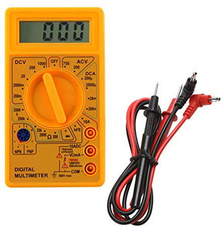 Mectronic Digital Multi-Meter 7 Function - AC/DC Voltmeter Ammeter Ohmmeter Diode hFE Tester Volt Amp Ohm