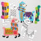 Baker Ross Kreuzstich-Set, Motiv: Niedliches Llama, AT510, 5 Stück, Sticksets für Anfänger, ideal für Kunst- und Bastelprojekte für Kinder