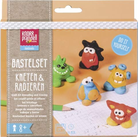 Knorr Prandell Bastelset KNETEN & RADIEREN (6 Varianten/ab 8 Jahren) MONSTERLAND