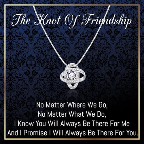 Onepurposegifts Friendship Necklace Friendship BFF Bestie - Birthday Gift for Women, Best Friend