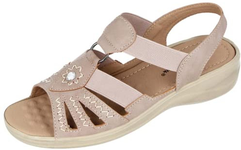 Cushion Walk Ladies Lisa Taupe UK 5